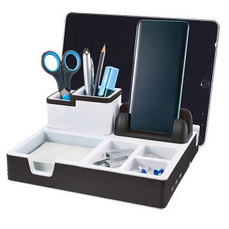 Twinco 9020 TWIN Schreibtisch Organizer, Schwarz, 9020-1