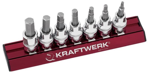 Kraftwerk Inbus-Bit-Steckschlüssel-Satz MAGALU 3/8", 7-tlg, 206099