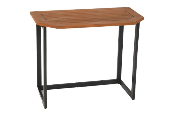 Merxx Klappentisch, 90 x 50 x 75 cm, Aluminiumgestell mit FSC Akazie, 22202-011