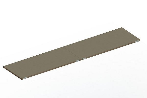 Meta Spanplattenboden 3600x800x38 mm, für Palettenregal MULTIPAL, 20077784