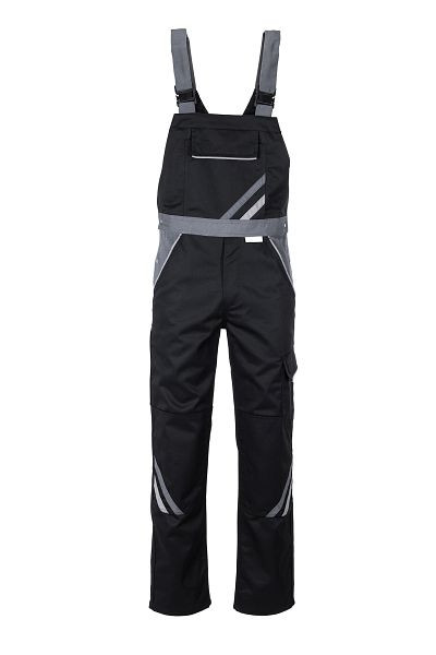 Planam Highline Latzhose, schwarz/schiefer/zink, Größe 65, 2712065