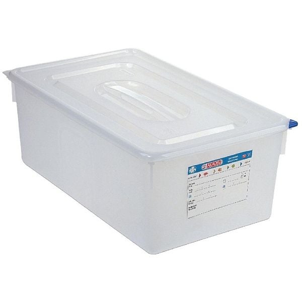 Araven Polypropylen 1/1 Gastronorm Lebensmittel-Aufbewahrungsbox 28 Liter (4 Stück), DL984