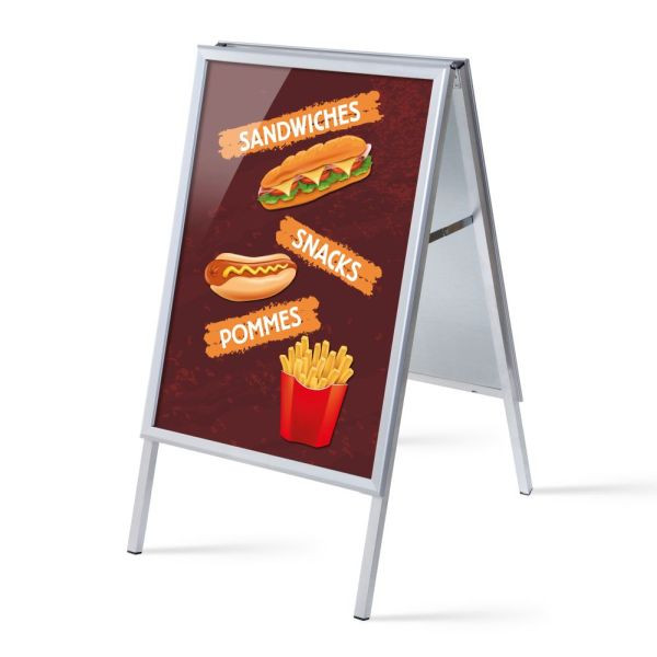 Showdown Displays Kundenstopper A1 Komplettset Snacks Deutsch, ZPA1G32MEI194