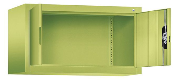 C+P Aufsatzschrank Acurado, H500xB930xT400mm, Farbe: Viridingrün / Viridingrün, Muldengriff, 9264-000 S10147