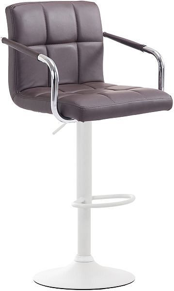 CLP Barhocker Lucy V2 weiß, braun, 315657, 4251756431853