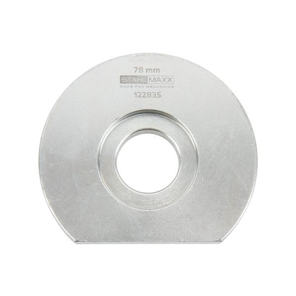 Stahlmaxx Druckstück, rund, flach, 78 mm, für Lager, Buchsen, Dichtringe, XXL-122835