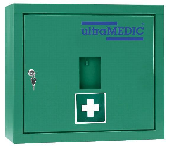 ultraMEDIC Anbau-Verbandschrank ultraTOP-LOCKER "022", ohne Inhalt, grün, SAN-0059-GRÜ