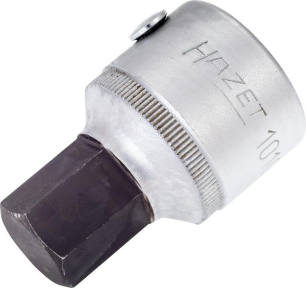 Hazet Schraubendreher-Steckschlüsseleinsatz, Vierkant hohl 20 mm (3/4 Zoll), Innen-Sechskant Profil, 19 mm, 1010-19