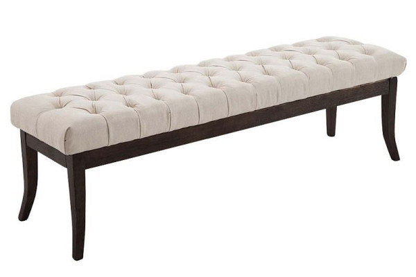 CLP Sitzbank Ramses Stoff antik-dunkel 150, creme, 152009904