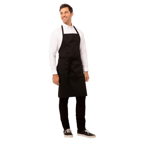 Chef Works Latzschürze schwarz, Größe: 610 x 860 mm, A924