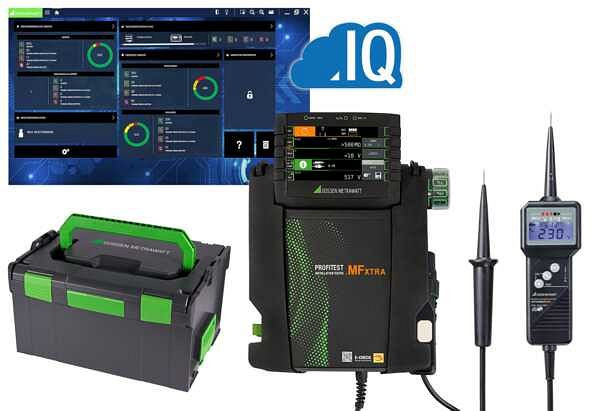 Gossen Metrawatt Prüfgeräte-Set zur Wiederholungsprüfung nach DIN VDE 0105-100, Überprüfung von Schutzmaßnahmen an elektrischen Anlagen, M537H