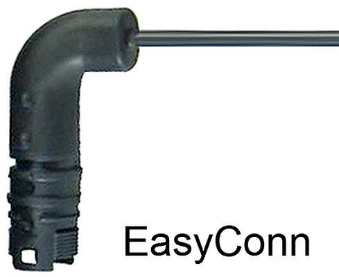 HELLA Seitenmarkierungsleuchte, Shapeline Tech, LED, 12/24V, geschraubt, Lichtscheibenfarbe: gelb, Kabel: 1000mm, EasyConn, links/rechts, 2PS 013 301-091