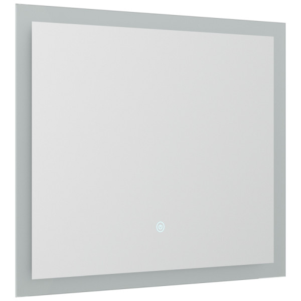 Posseik LED Spiegel 70x53 cm mit Touch Bedienung, DLED-SPIEGEL-70-54