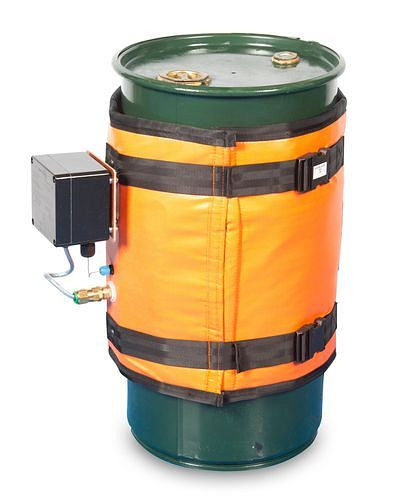 DENIOS Heizmantel für 60-l-Fässer, T4 Ex-Schutz, Thermostat, 1100 - 1250 mm, 130 Watt, 280710