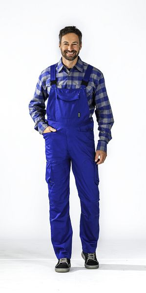 Planam Stretchline Latzhose, kornblumenblau, Größe 50, 6623050