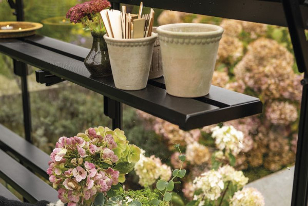 Halls Klappbares Lamellenregal - ICON Planthouse 6, 7.3 m² - 356 x 21,8 cm, HR01930