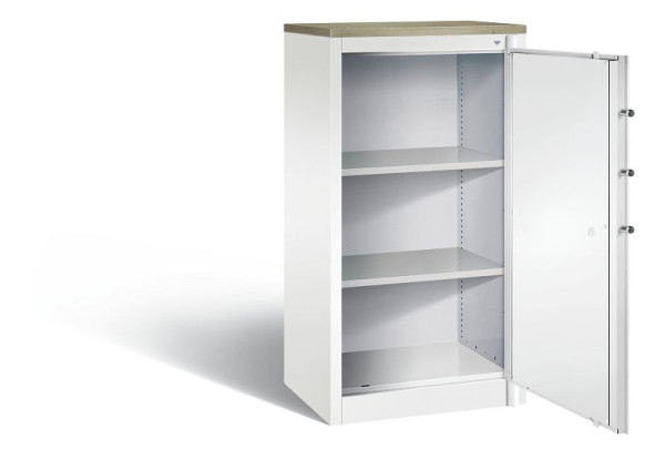 C+P Feuerschutzschrank Certos, H1226xB650xT500mm, Farbe: Verkehrsweiß, Klinkengriff, 3 OH, 1160-000 S10417