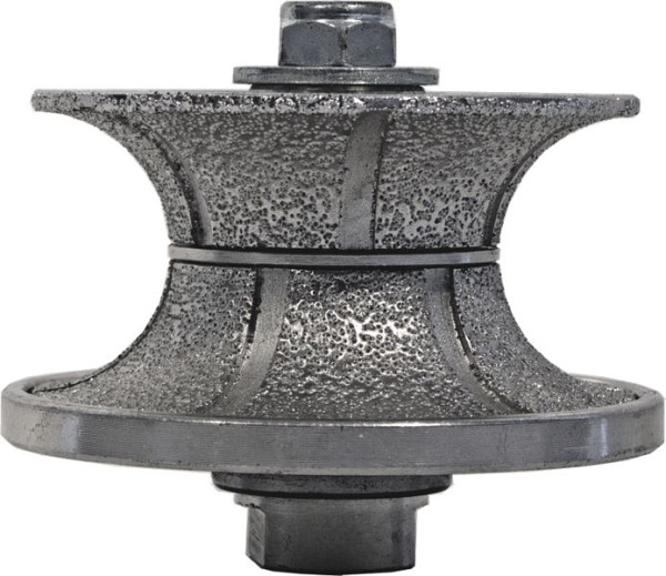 ELMAG Diamant-Profilfräser Profiler PXV, r=15, M14 - 'vacuum- brazed', Halbrund, 64166