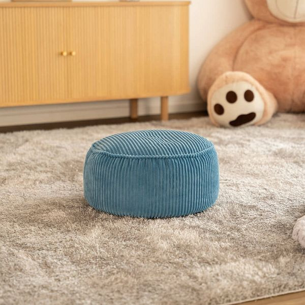 HOME DELUXE Sitzsack Hocker CALM, 42 x 42 cm Blau, 58920