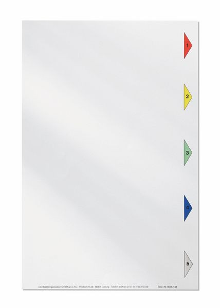 Eichner Register-Vorblatt, Ausführung: neutral-leer, VE: 10 Stück, 9036-00134