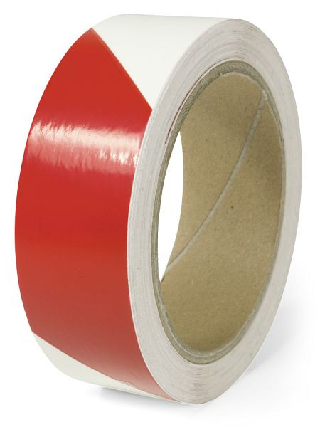 Moedel Warnmarkierung rechtsweisend, Folie, langnachleuchtend/rot, 160-mcd, 30mm x 16m, 55060