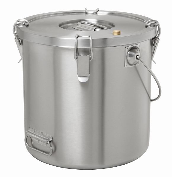 Bartscher Thermo Transportbehälter 20 l, Chromnickelstahl, 100080