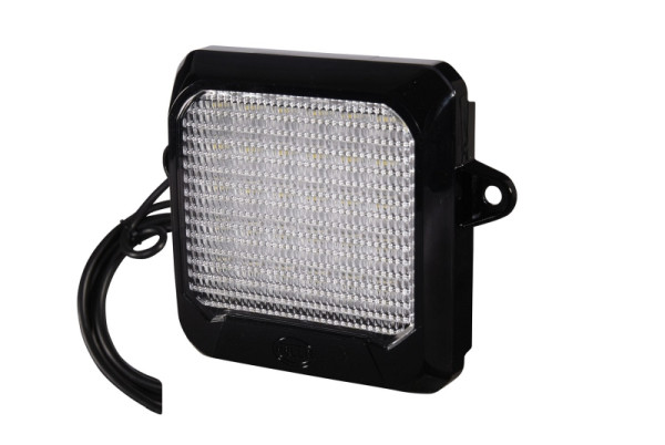 HELLA LED-Arbeitsscheinwerfer, Flat Beam 500, 12/24V, 500lm, Einbau, 2-Punkt Befestigung, Nahfeldausleuchtung, 2000mm, offene Kabelenden, 1GA 995 193-031