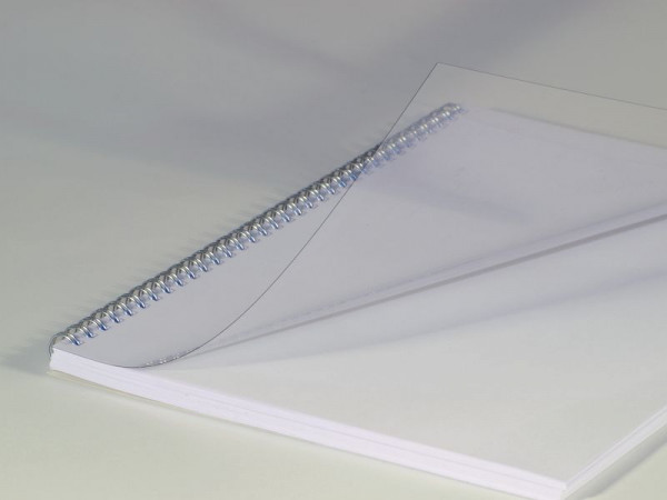 RENZ Deckblätter, DIN A3, transparent klar, Stärke 0,20 mm, VE: 100 Stück, 20200093