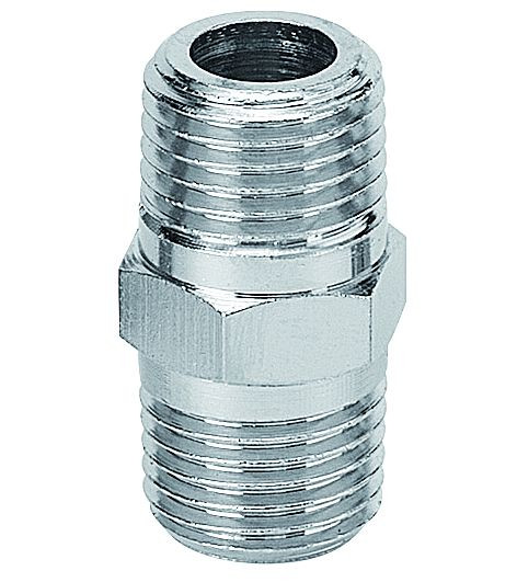 Prevost Doppelnippel mit konischem Außengewinde - A2, AG BSPT= R 1, AG BSPT= R 1, A2 0101