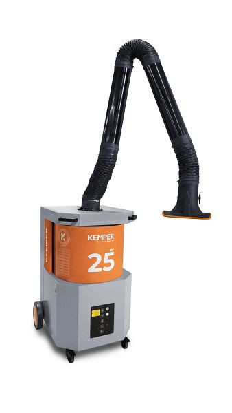ELMAG Absauganlage, fahrbar, SmartFil, Absaugarm Ø 150mm/4m in Rohrausführung, 58705