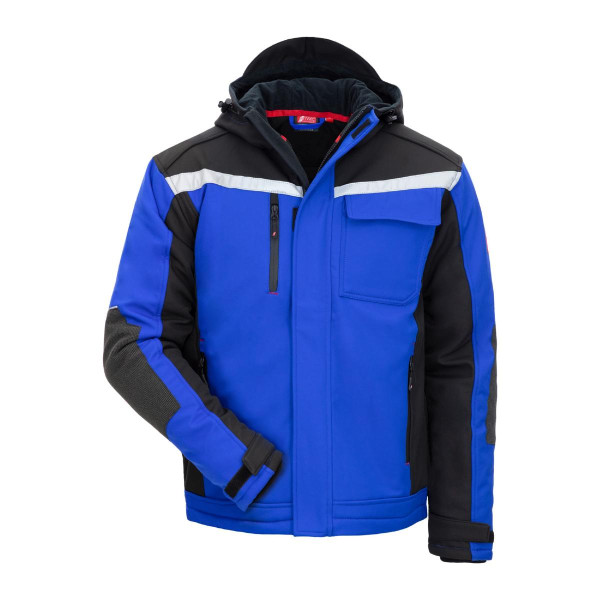 NITRAS MOTION TEX PLUS, Winter-Softshelljacke, königsblau / schwarz (Farbcode: 2010), Größe: 4XL, VE: 10 Stück, 7181W-4XL