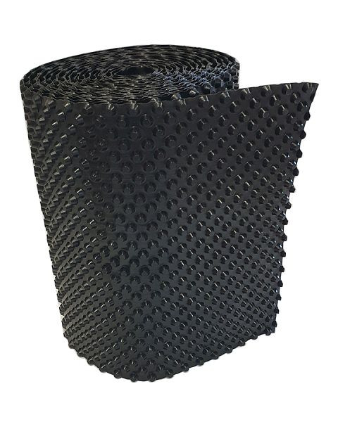 VaGo-Tools Noppenbahn Noppenfolie Grundmauerschutz 1m x 20m 400g/m² 1 Rolle, VE: 20m², NP-400-10-1 Rolle_kv