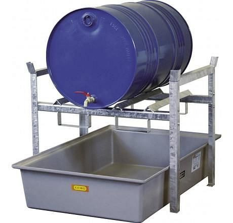 Cemo Fassregal 400 mit Fassauflage, 7663, 4052886118719