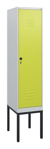 C+P Umkleidespind Classic PLUS, Gestell, 1950x400x500mm, 7035/0024, Drehriegel, 0800305-12 S10010