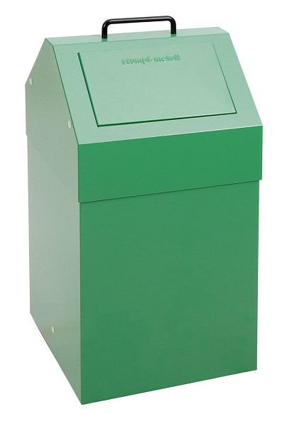 stumpf Abfalltrennung 45, stationär, RAL 6024/6024, 45 Liter, 630-045-0-0-624