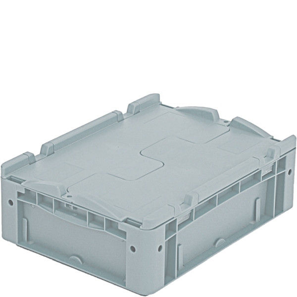 BITO Eurostapelbehälter XL Set /XLD43121 400x300x120 grau, Deckel, C0290-0589