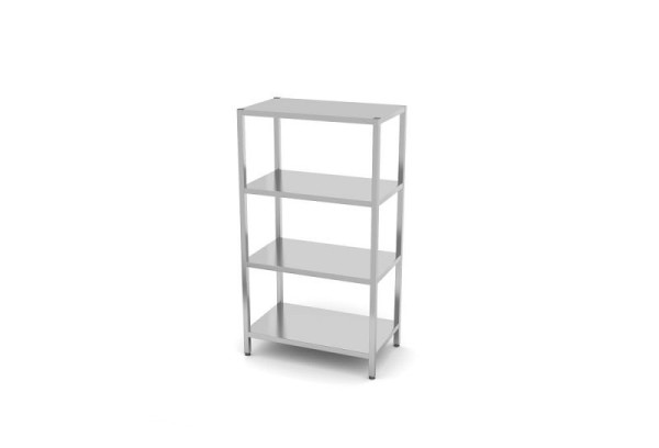 Hendi Regal mit 4 Böden, zur Selbstmonage, 1000 x 600 x 1800 mm, 812556