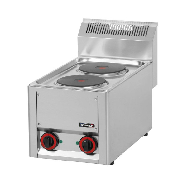 Casselin Freistehender Elektroherd mit 2 Kochstellen B 33 - Linie 600, C6FOE2FT33