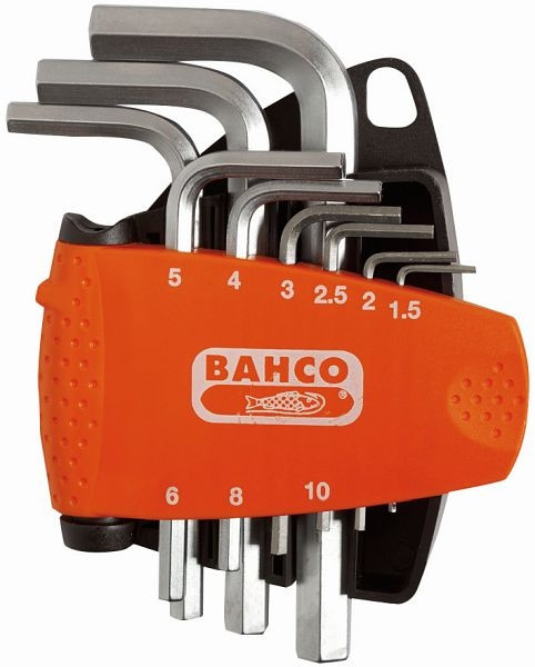 Bahco Winkelschraubendreher-Satz, Sechskant, 9-teilig, vernickelt, BE-9878