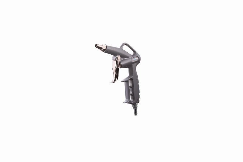 AEROTEC Druckluft Pistole Alu Ausblaspistole kurz, Aluminium, 200533