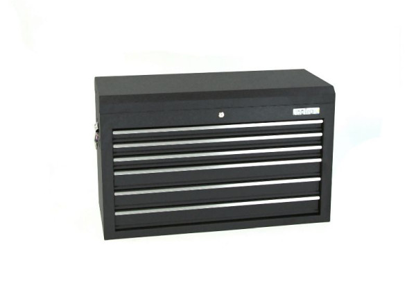 Metra Werkzeugkiste Aufsatz 6 Schubladen S47 schwarz, 10399