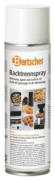 Bartscher Backtrennspray Dose, VE: 6x 0,5 Liter, 173060, 4015613498515
