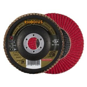 Rhodius TOPline JUMBO SPEED G Lamellenschleifscheibe, Durchmesser [mm]: 115, Bohrung [mm]: 22.23, VE: 10 Stück, 210621
