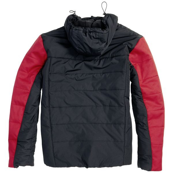 Korsar High-Q Winter-Kapuzenjacke poppyrot-schwarz in Größe M, 3370962798