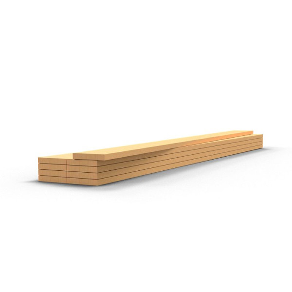 STEIN HGS Schaldielen aus Nadelholz, braun, Nadelholz, Rundholz, 80523.0001
