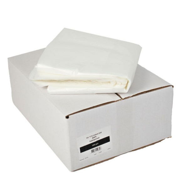 STEIN HGS Abfalltüten 50/17x120x0.030, transparent, 100 Stück, 83416.0001