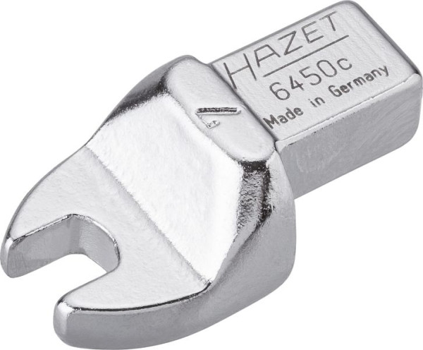 Hazet Einsteck-Maulschlüssel, Einsteck-Vierkant 9 x 12 mm, Außen-Sechskant Profil, 7 mm, 6450C-7