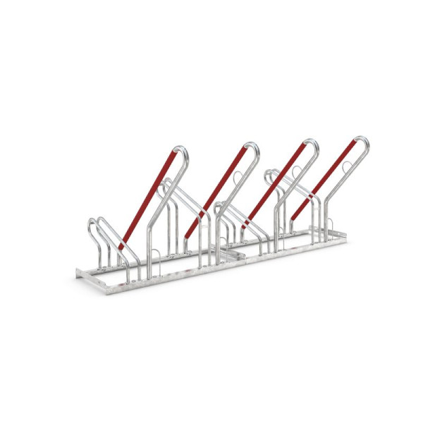 Stein HGS Fahrradständer Anlehnparker Typ 2500XBF, 4er / 2000mm, 2504xbf