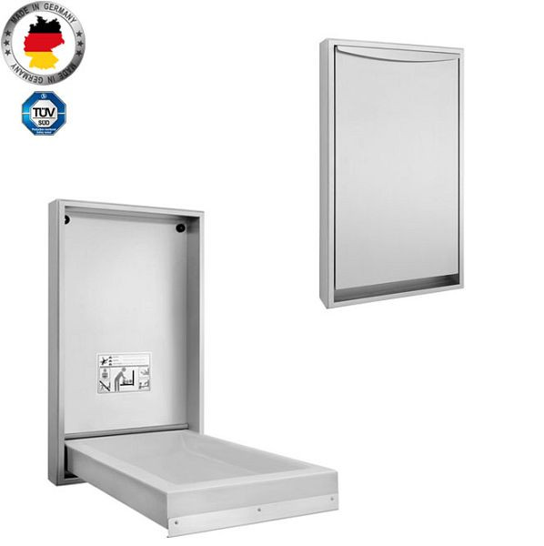 KEMMLIT Wickeltisch Ferrol vertikal, Unterputz mit Griff, 251.551