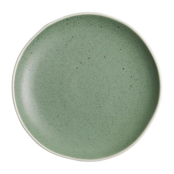 Olympia Chia Teller grün 20,5cm, VE: 6 Stück, natürliches, erdiges Aussehen, DR801